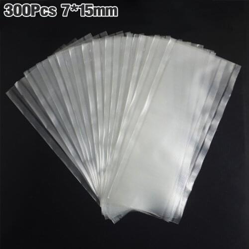 MNFT Free shipping 300 pcs7*15CM Carp PVA Fishing Bag Water Dissolved soluble PVA Mesh Bags Ideals for fishing with NO Residual