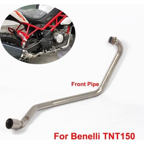 Motorcycle Autobike Exhaust System Front Header Link Pipe for Benelli TNT150
