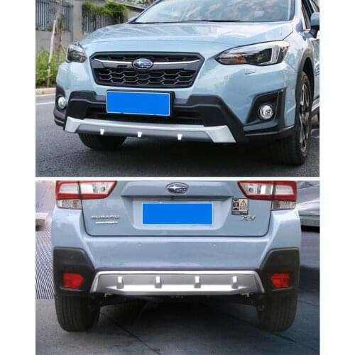 ABS Car Front+Rear BUMPER GUARD Diffuser Protecto Skid Plate Fits For Subaru XV 2017 2018 2019