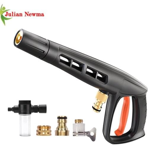7 Type High Pressure Washer Water Gun Garden Hose Nozzle Power Sprayer Car Wash Sprinkler Pistola Jardin Water Jet Foam Cleaning