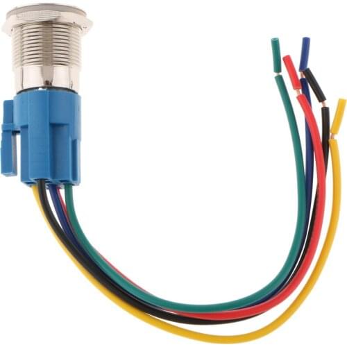 LED Voltage Hazard Warning Light Switch Flash Light Switch, LED Voltage: 12V