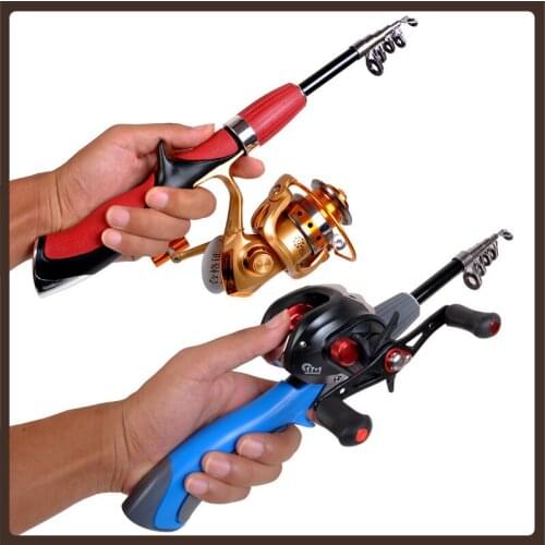 Telescopic Rod Fishing Lure Gear Ocean Stream Portable Travel Surfcasting Ultralight Trout Rod Fly Vara Carretilha Fishing Tools