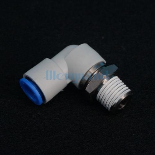 KSL08-02S Tube 0.D.8mm Connection G1/4" Connectors Joint Elbow Rotary One Touch Fitting KSL