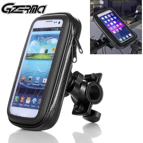 Outdoor Waterproof Motorcycle Bicycle Phone Holder Case For iPhone X 11 8 7 6 Plus Mobile Phone Holder For BMW Handlebar Mount