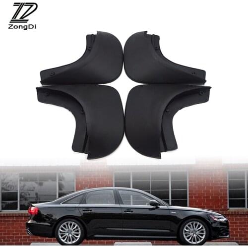 ZD Car Front Rear Mudguards For Audi A6 C5 1998 1999 2000 2001 2002 2003 2004 2005 Car-styling 1Set Mudflaps Accessories Fenders