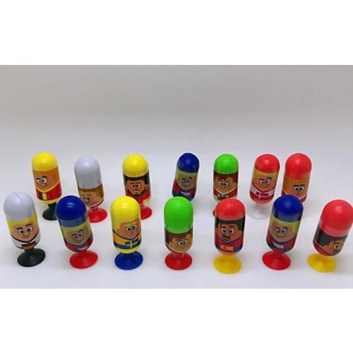 20pcs/lot mini pill stikeezs figures capsule chef worker Occupation man stick toy gift for kid children boy girl