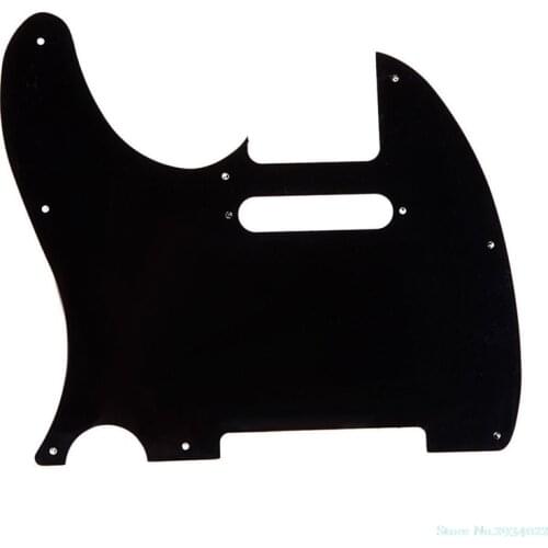 New 3 Ply Tele Style Electric Guitar Pick Guard Scratch Plate Fit Telecaster Black Drop Ship