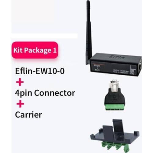 5-36V TPC IP Function RJ45 RS232 to WIFI Serial Server Wireless Networking Devices Modbus Elfin-EW10 / Elfin-EW10-0