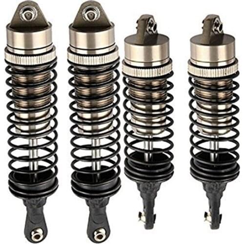 Shock Absorber for Traxxas Slash 4X4 Short Card Upgrade Front and Rear Shock Absorber Dampers for Traxxas SLASH 4X4 Upgrade 4 Pi