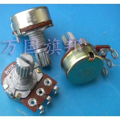 Free Delivery. WH148 potentiometer B10K single three feet strung feet round shaft
