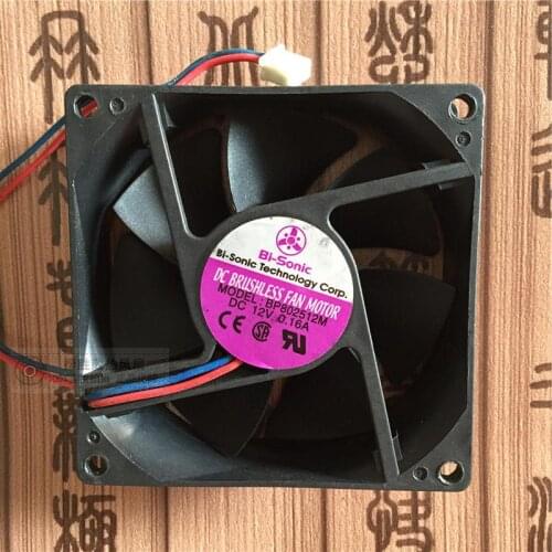 Bi-Sonic BP802512M-03 Server Cooling Fan DC 12V 0.20A 80x80x25mm 2-wire