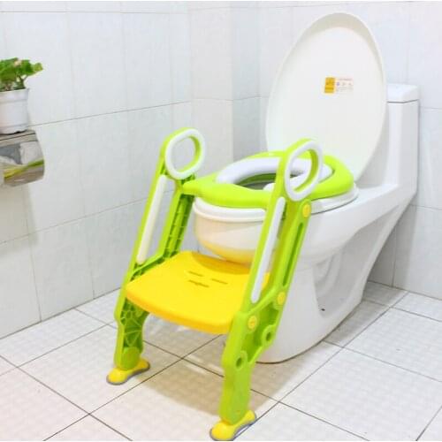 Child Cushioned Potty Training Toilet Seat Chair Plastic Stool Toilet Seat Baby Toilet Ladder