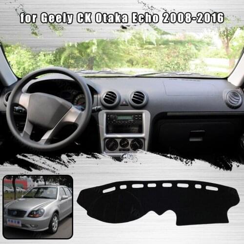 For Geely CK Otaka Echo 2008-2016 Dashmat Dashboard Cover Dash Cover Mat Protective Carpet Styling