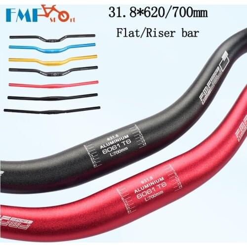 FMFXTR 31.8 MTB Handlebar Aluminum Alloy Bicycle Flat/riser Bar 700mm 620mm Cycling Straight Handlebar Mountain Bike Part