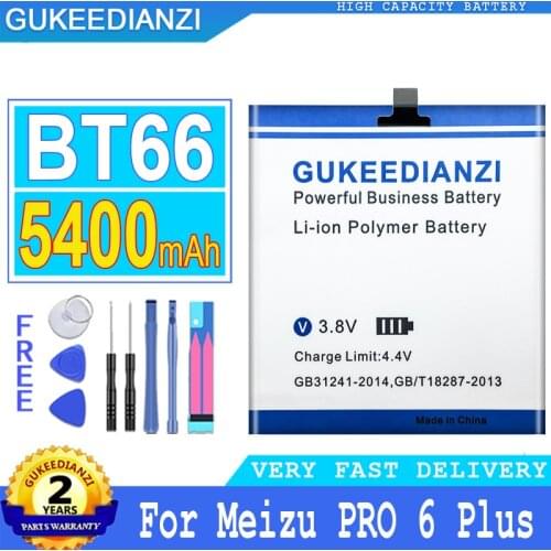 GUKEEDIANZI Meizu PRO 6 Plus Phone Batteries