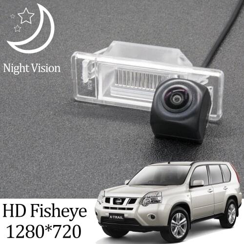 Owtosin HD 1280*720 Fisheye Rear View Camera For Nissan X-Trail XTrail t31 2007 2008 2009 2010 2011 2012 2013 Car Monitor