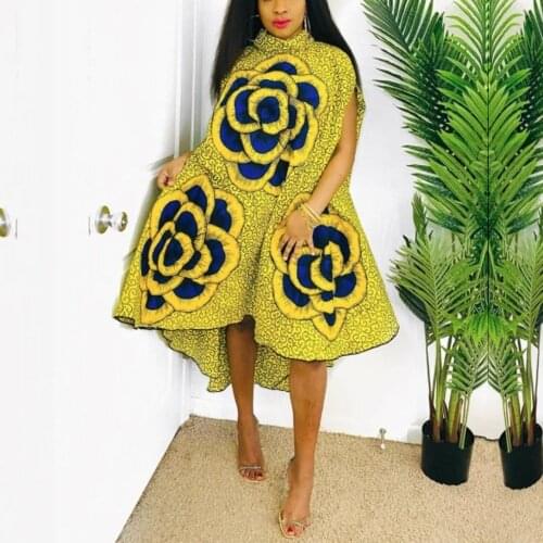 African Dresses For Women African Clothes Africa Dress Print Dashiki Ladies Clothing Ankara Plus Size Africa Women Dress