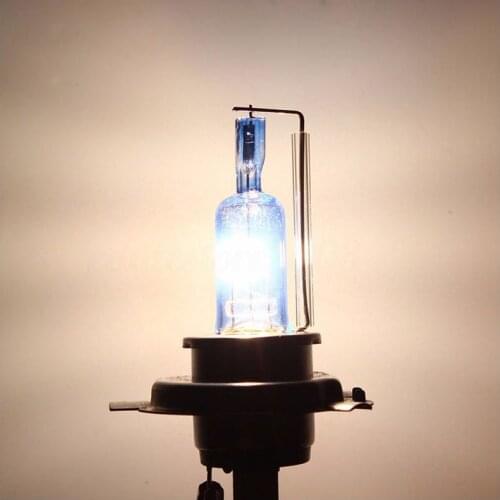 H4 35W Xenon HID Headlight Halogen Light Bulb Lamp Hi/Lo Beam Super White 6000K