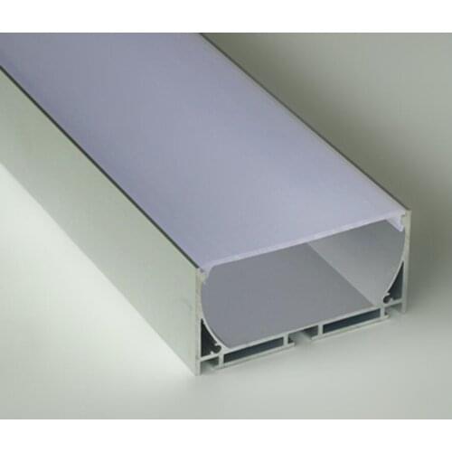 Free Shipping 70x36mm big size ceiling wall suspended linear light LED aluminium extrusion wing profile for LED strip light