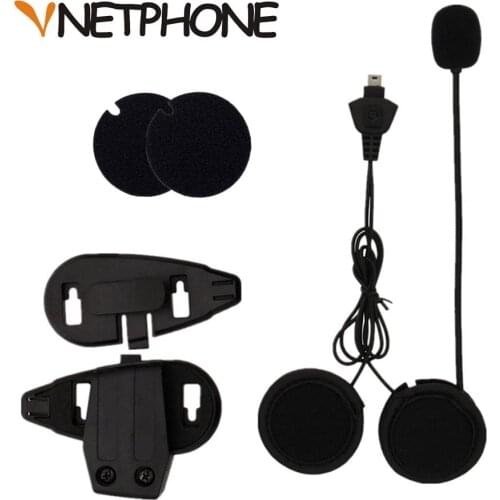 Microphone Speaker Headset And Helmet Bracket Clip for Motorcycle Bluetooth Intercom VNETPHONE V5
