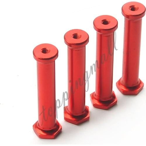 4pcs M5*68mm Engine Mounting Bracket Aluminum Alloy L6.8cm Length 68mm Motor Support Column for RC Aircraft DIY FPV