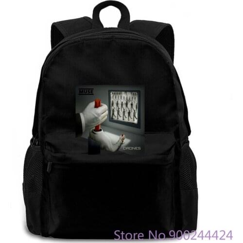 New Muse Rock Band Legend Drones Album Cover Black New Newest women men backpack laptop travel school adult student
