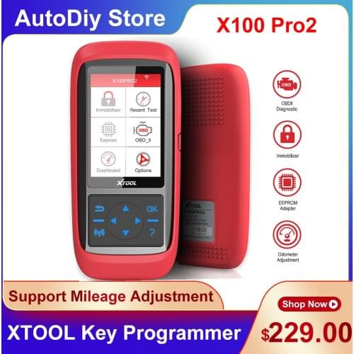 X-Tool X100 Pro2 Auto Key Programmer Multi-Liangual Programmer With EEPROM Adapter Support Mileage Adjustment Reset ECM