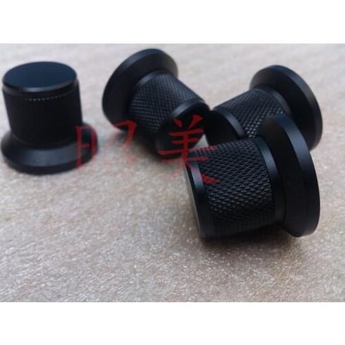 Diameter 30 High 25MM Knob Power Amplifier Case Knob All Aluminum Alloy Solid Volume Knob Audio Potentiometer Knob