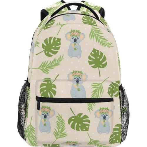 New Large schoolbag cute Student School Backpack koala Printed Waterproof bagpack primary school book bag for teenage girls kids