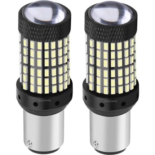 2PCS 1157 BAY15D P21/5W Super Bright 1600lm LED Car Brake Bulbs Auto Turn Signals Lamp Daytime Running Lights Red White Yellow