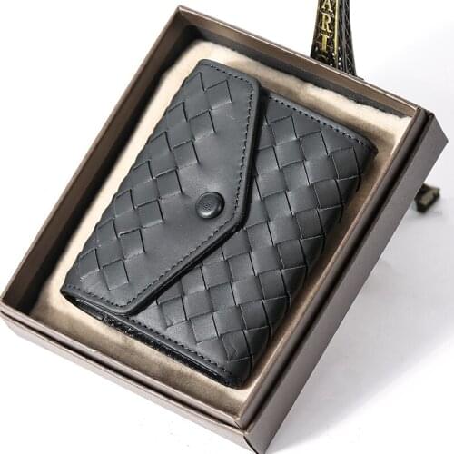 Card bag mens large capacity leather zero wallet womens anti degaussing bank card sleeve multi card position organ card bag