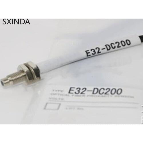 2PCS The fiber optic sensor replaces the E32-DC200 E32-TC200 E32-DC200e E32-TC200E diffuse reflection probe