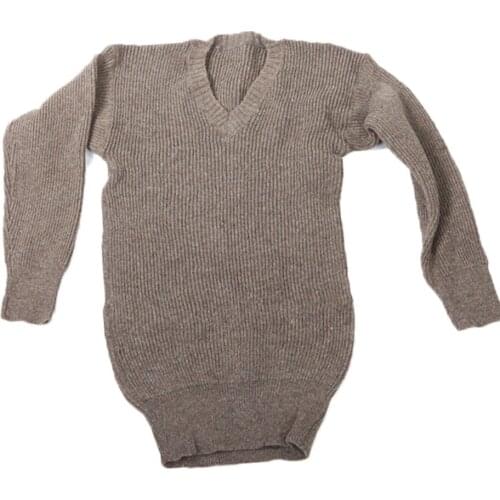 Knit sweater pure wool Swedish Model v neck man Winter