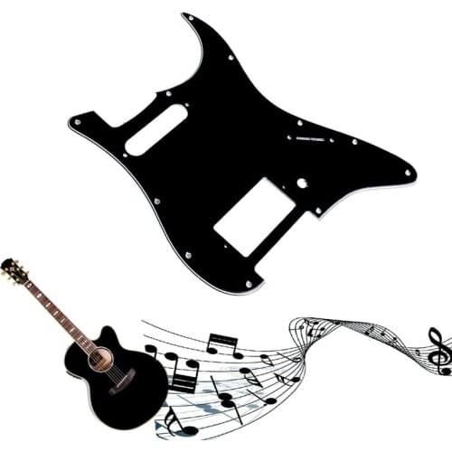 3 Ply Black Guitar Pickguard For Fender Stratocaster HS Single Strat Humbucker