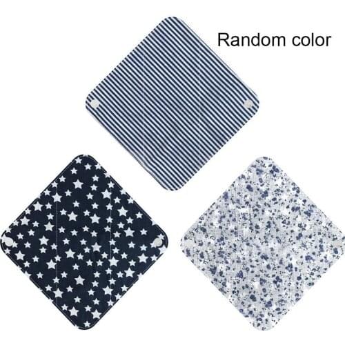 1pc Color Random New Reusable Panty Liner Cloth Waterproof Cotton Washable Women Menstrual Pad Sanitary Napkin Pads Period Pad