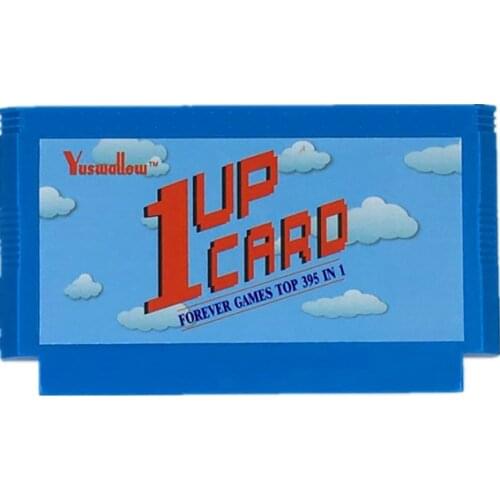 2019 newest 8 bit game 60 pin game cartridge Games Player Card 395 in 1 real no repeated games