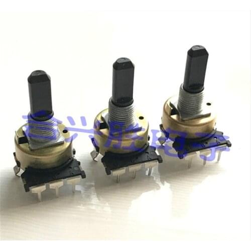 360-degree rotary encoder 24 positioning 24 pulse old-style amplifier main volume adjustment shaft length 20MM