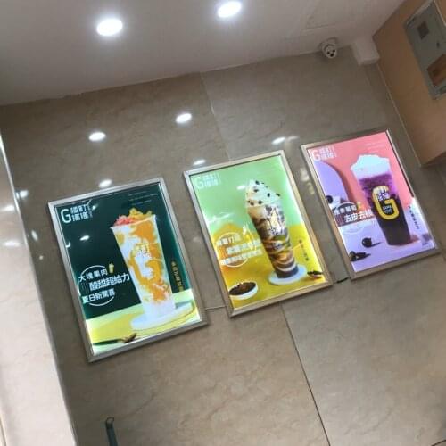 5PCS SNAP FRAME LED EDGE-LIT MENU LIGHT BOX,A1 RESTAURANT INDOOR WALL MOUNTED LED PANEL SIGNS