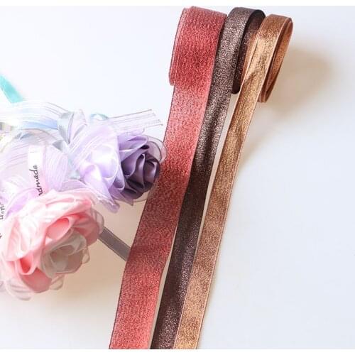 5yard 1.5cm-2.6cm Red coffee orange ribbon Christmas tree Partyletter printed Eugene ribbon packaging and bow