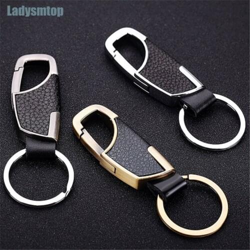 Ladysmtop Car-Styling Key ring KeyChain case For Hyundai Accent ix35 iX45 iX25 Creta i20 i30 Sonata Verna Solaris Elantra Tiburo
