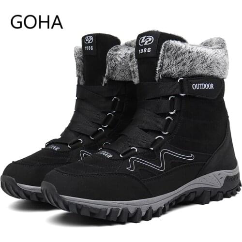 Winter Waterproof Men Boots Warm Plush Snow Boots Men Ankle Casual Sneakers Man Tactical Military Boots Big Size 47 botas hombre