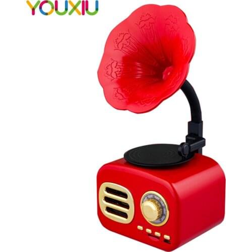 Wooden Bluetooth Speaker Mini Portable Bluetooth Stereo Speaker Radio Support TF Card AUX Subwoofer for Computer Mobile Phone