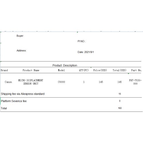 FH7-7530-000 C6000 MICRO DISPLACEMENT SENSOR UNIT