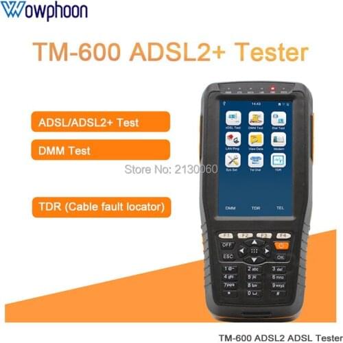 Hot sale TM-600 ADSL2 + Tester ADSL Tester With DMM Test + TDR Function
