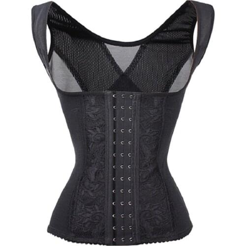 Waist Trainer Full Body Shaper Tummy Control Corset Top Shapewear Steel Bones Women Waist Cincher Posture Correct Slimming Belt