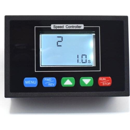 2021 New Digital 0~100% PWM Motor Speed Controller DC 12V 24V 36V 48V 40A Time Reversible