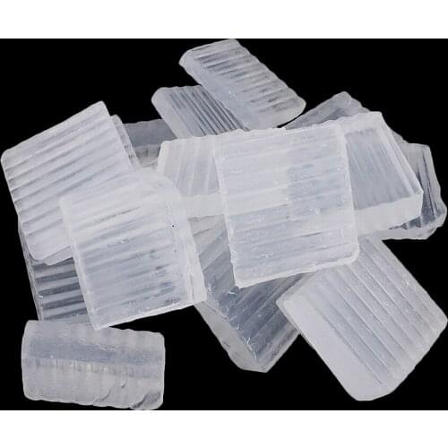 2 Lbs Pure Melt and Pour Glycerin Soap Base Clear Organic Soap Base for DIY Soap Making Crafts - Melts Hardens Quickly