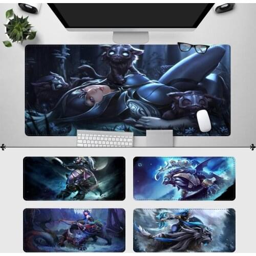 Rubber Luna Dota 2 Gaming Mouse Pad Gamer Keyboard Maus Pad Desk Mouse Mat Game Accessories For Overwatch