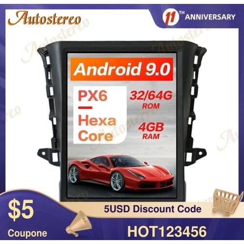 Tesla Style Android 9.0 6Core Car GPS Navigation For Changan EADO 2016-2017 Stereo Headunit Multimedia Player Auto Radio Carplay