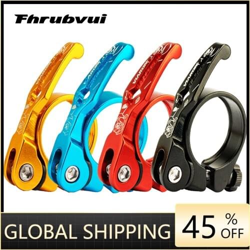 31.8mm 34.9mmBike Bicycle Quick Release SeatPost Clamp MTB Bike Road Bike Casual Bike Seatpost Clamp